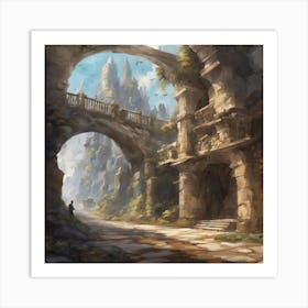 Fantasy Painting 7 Art Print