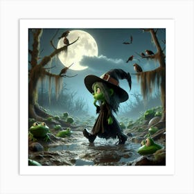 Halloween Witch 1 Art Print