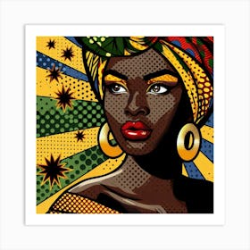 Damilola Pop African Woman  Art Print