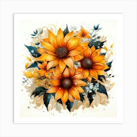 Sunflowers 15 Art Print