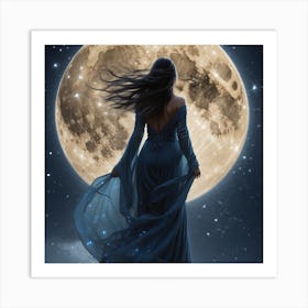 Full Moon Art Print