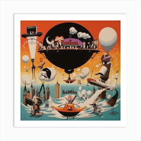 Hot Air Balloon Art Print