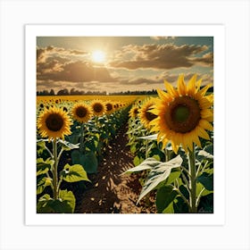 Sunflowers 22 Art Print