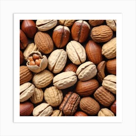 Walnuts 4 Art Print