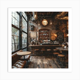 Industrial Bar Art Print