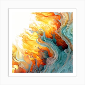 Abstract Painting 104 Art Print