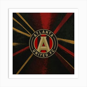 Atlanta United FC Logo Wall Art 10 Art Print