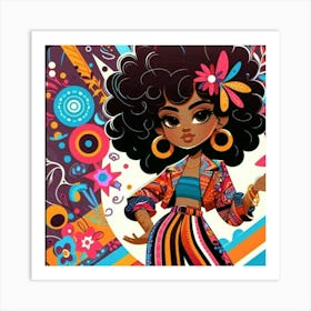 Afro Girl 11 Poster