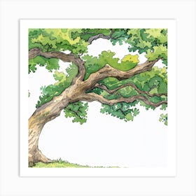 Oak Tree Art Print