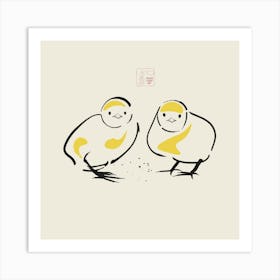 Chicks Art Print