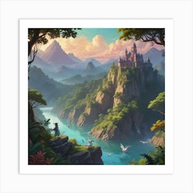 Disney Castle Art Print