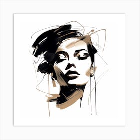 Portrait Of A Woman 8 Art Print