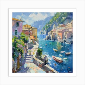 A Italy Oil Painting Illustration 1719922331 4 Art Print