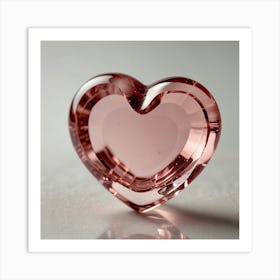 Pink Heart 1 Art Print