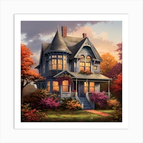 Victorian House Art Print