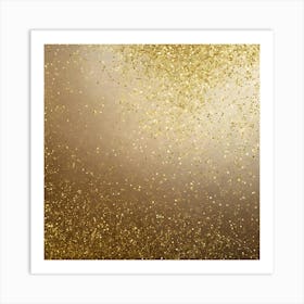 Gold Glitter Background 4 Art Print