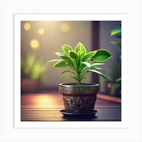 Potted Plant Art Print