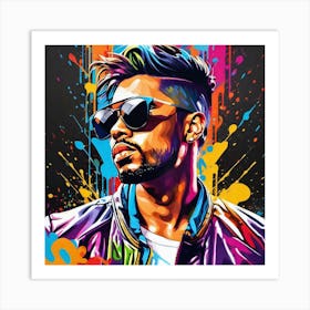 Dj Luv Art Print