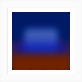 Blurred Square - Intense I Art Print