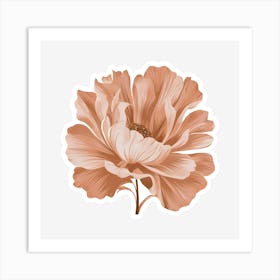 Peony Flower Art Print