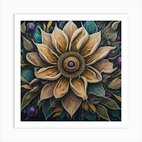 Flower Of The Night Art Print