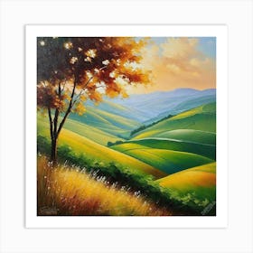 Landscape Painting 147 Art Print