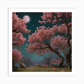 Cherry Blossoms Art Print