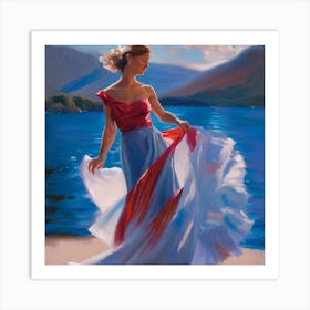 Dance By The Lake Art Print