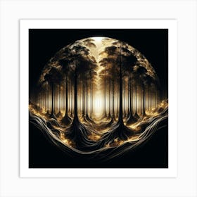 'The Forest' 4 Art Print