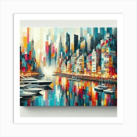 City At Night Art Print