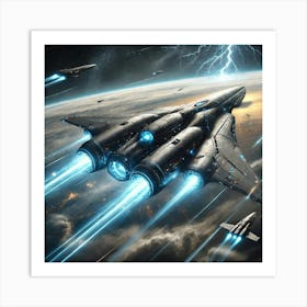 Cyclone Class Destroyer Art Print