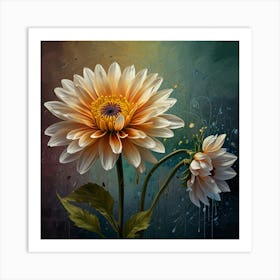 Dahlias 7 Art Print