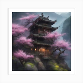 Chinese Pagoda Art Print