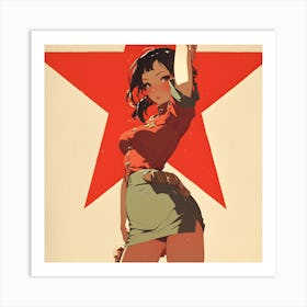 Soviet Girl Art Print