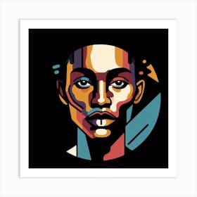 Portrait Of African Woman Art Print