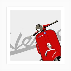 Vespa scooter Art Print