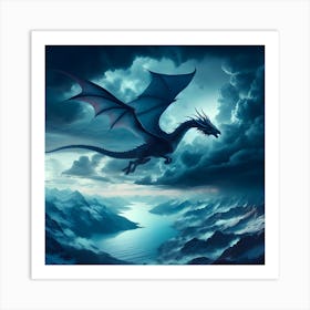 Dragon In The Sky 1 Art Print