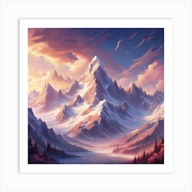 Landscape Painting 28 Art Print