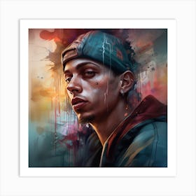 Street Artist Art Print