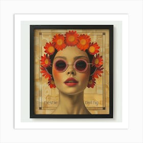 I'M A Flower Girl Art Print