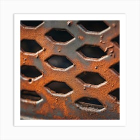 Rusty Metal 2 Art Print