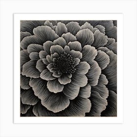 Bw Geo 2 Art Print