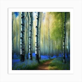 Birch Forest 15 Art Print