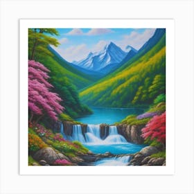 Waterfall 7 Art Print