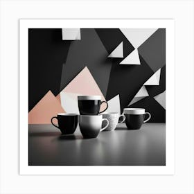 Coffee Cups 2 Art Print