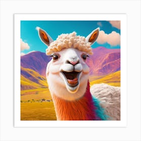 Llama 2 Art Print