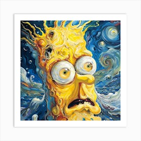 Simpsons 2 Art Print