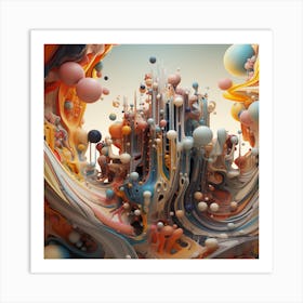 Abstract City 1 Art Print