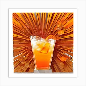 Orange Tequila Aperol spritz Art Print