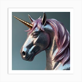 Unicorn Head Art Print